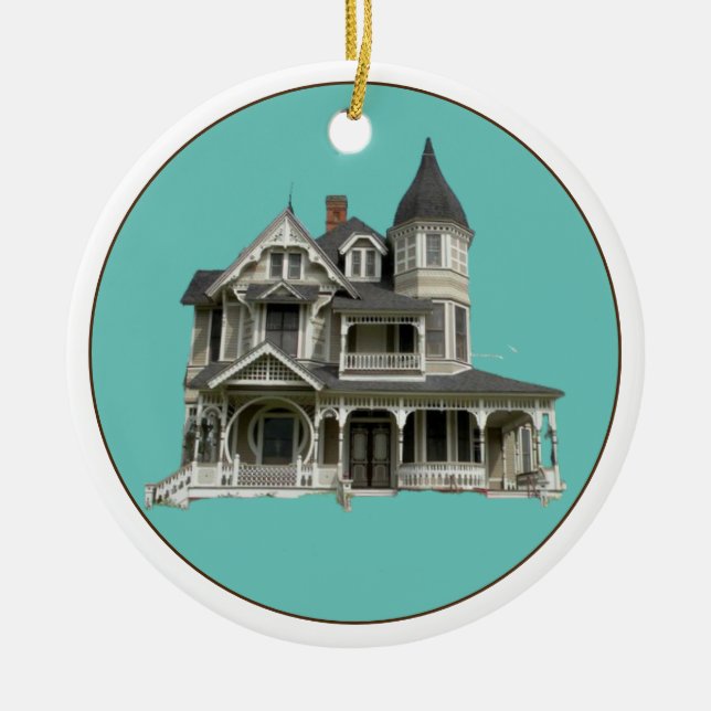 Ornamento Cerâmico Vitoriano George F. Barber (Frente)