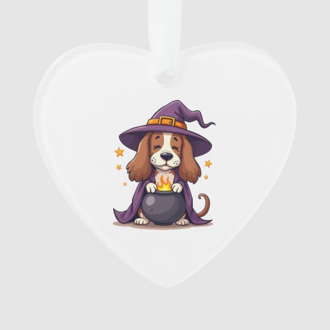 Ornamento Cerveja Witch Basset (Frente)