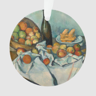 Ornamento Cesta de Maçãs de Paul Cezanne Vida Estática Vinta