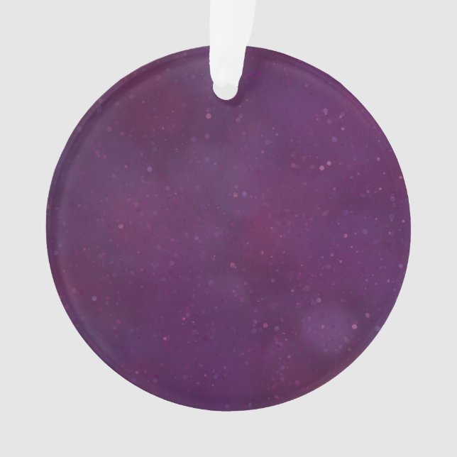 Ornamento Céu estrelado roxo (Frente)