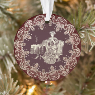 Ornamento chá de senhorita