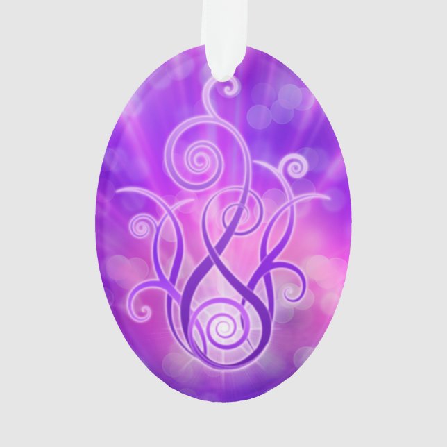 Ornamento Chama Violeta / Fogo Violeta (Verso)