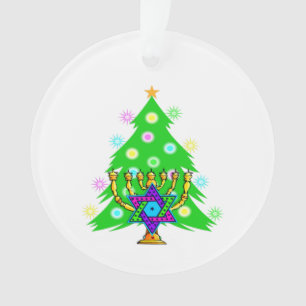 Ornamento Chanukkah e Natal
