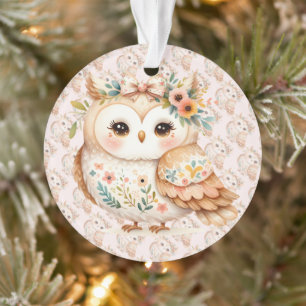Ornamento Charme Farmcore Boho Cottagecore Owl