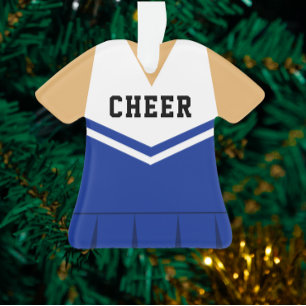 Ornamento Cheerleader Royal Blue Ornament