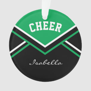 Ornamento Cheerleader Verde 📣 💖 Saúde
