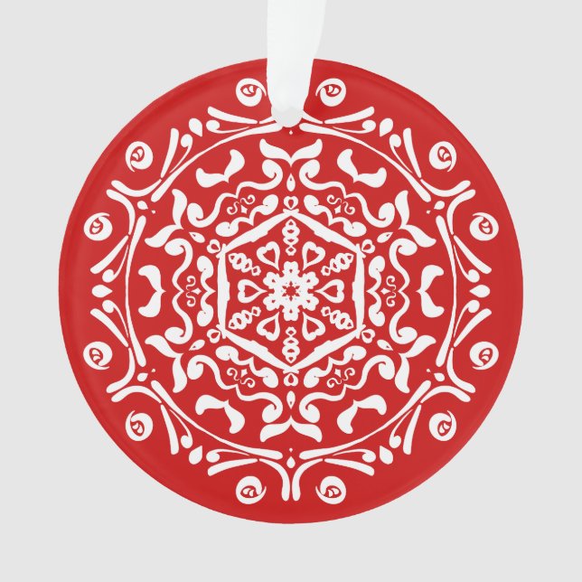 Ornamento Cherry Mandala (Frente)