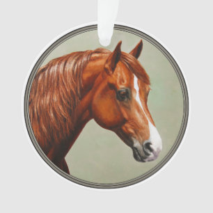 Ornamento Chestnut Morgan Horse