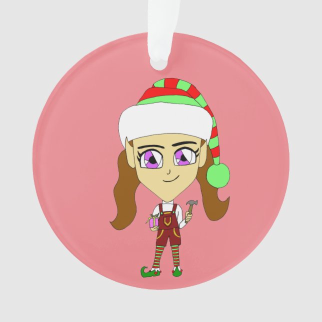 Ornamento chibi elf (Frente)