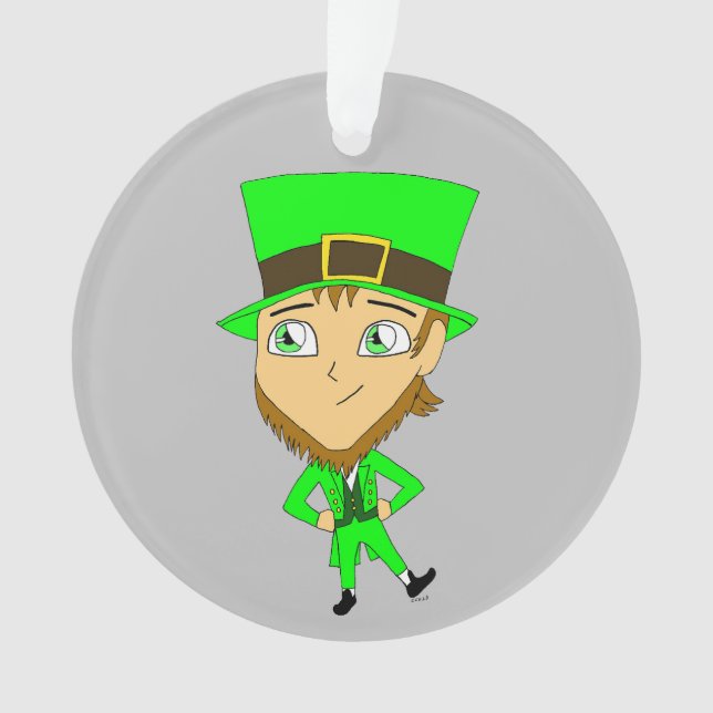Ornamento chibi leprechaun (Frente)