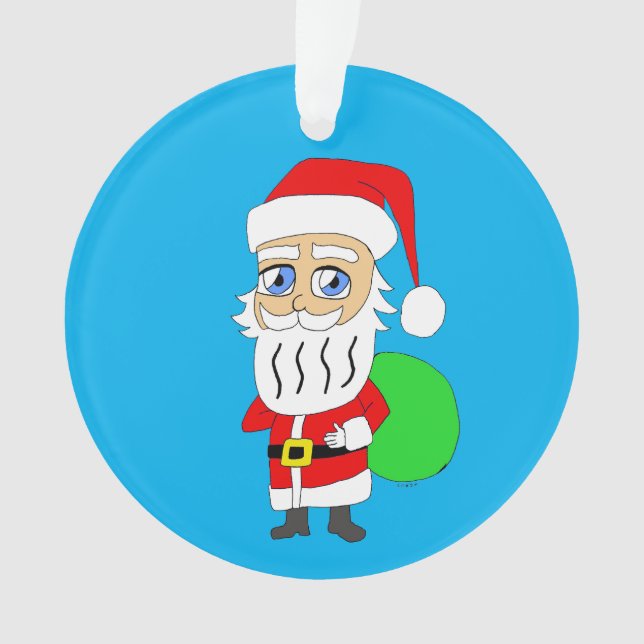 Ornamento Chibi Santa Claus (Frente)