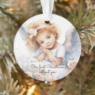 Ornamento Child Memorial Primeiro Natal Sem Você