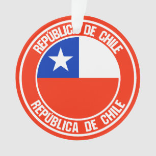 Ornamento Chile Round Emblem
