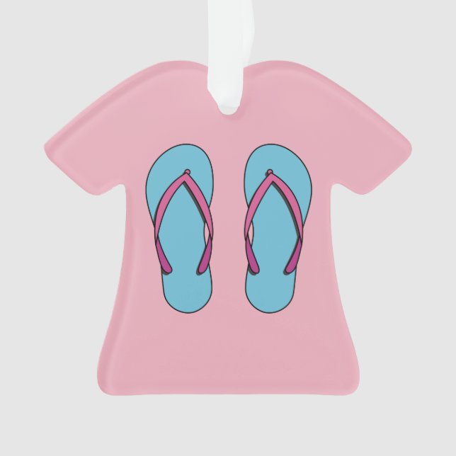 Ornamento Chinelos de praia (Frente)