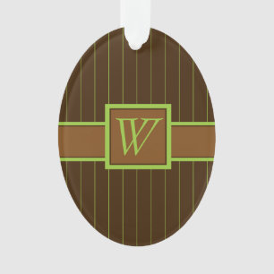 Ornamento Chocolate com Limão Pinstripes Acrilato