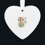 Ornamento Christian- He is Risen Floral Cross Religious East<br><div class="desc">Christian- He is Risen Floral Cross Religious Easter T-Shirt</div>