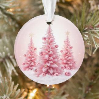 Ornamento Christmas Pink Ornament