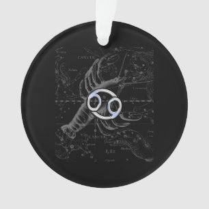 Ornamento Chrome como Cancer Sinal em Hevelius Engraando