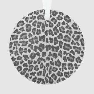 Ornamento Cinzas do leopardo e luz - impressão das cinzas