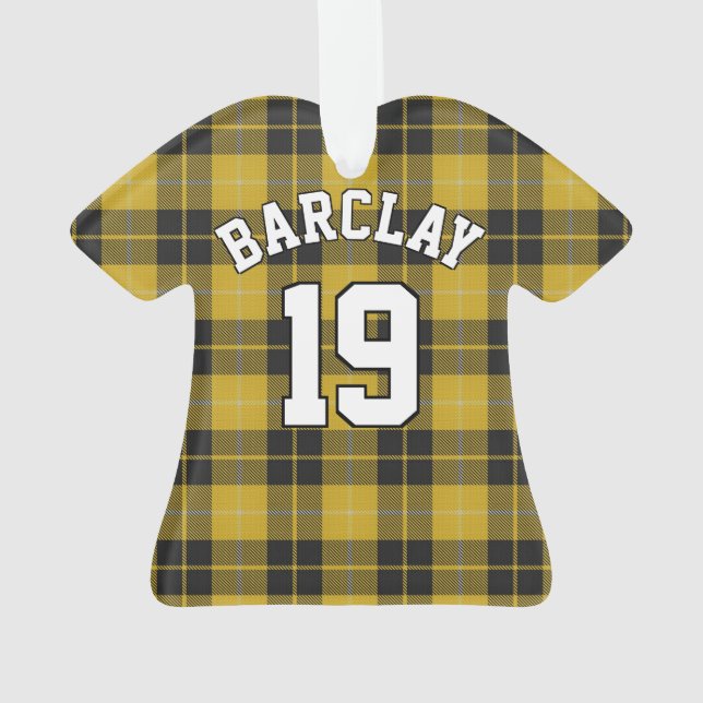 Ornamento Clan Barclay Tartan Christmas Jersey (Verso)