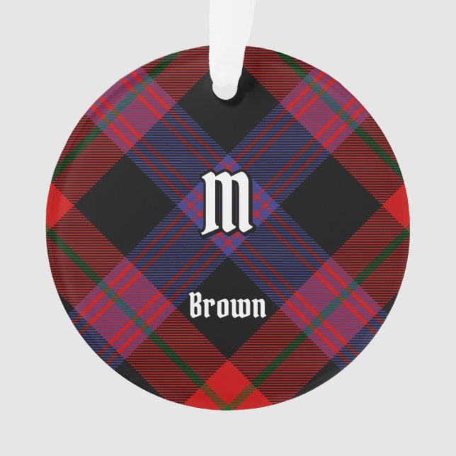 Ornamento Clan Brown Tartan (Frente)