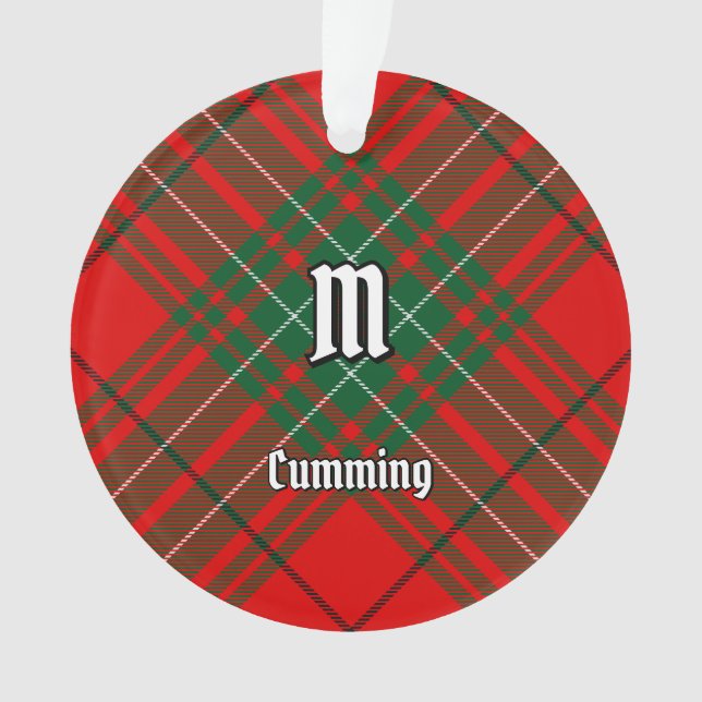 Ornamento Clan Cumming Tartan (Frente)