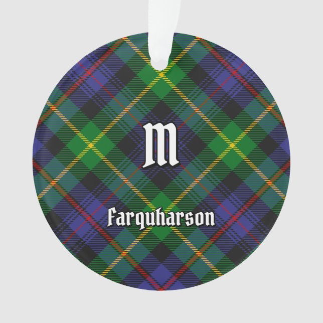 Ornamento Clan Farquharson Tartan Ornament (Frente)
