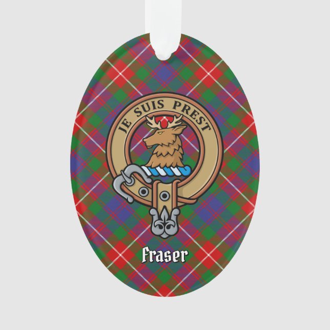 Ornamento Clan Fraser do Lovat Crest (Frente)