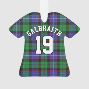 Ornamento Clan Galbraith Tartan Christmas Jersey