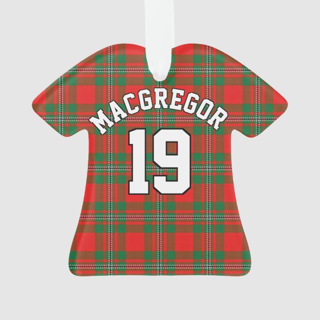 Ornamento Clan Gregor MacGregor Tartan Christmas Jersey (Verso)