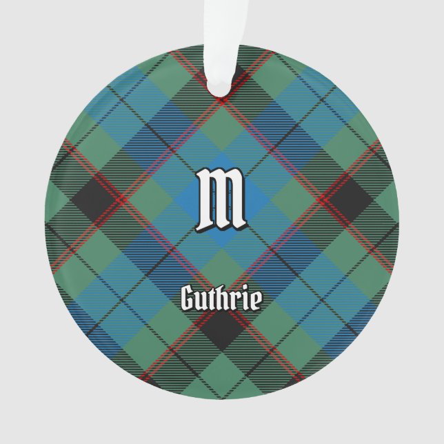Ornamento Clan Guthrie Tartan (Frente)