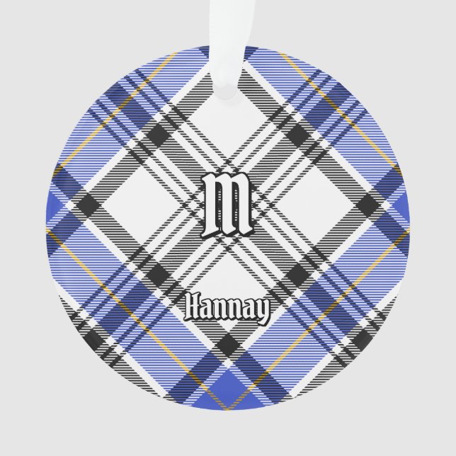Ornamento Clan Hannay Tartan (Frente)