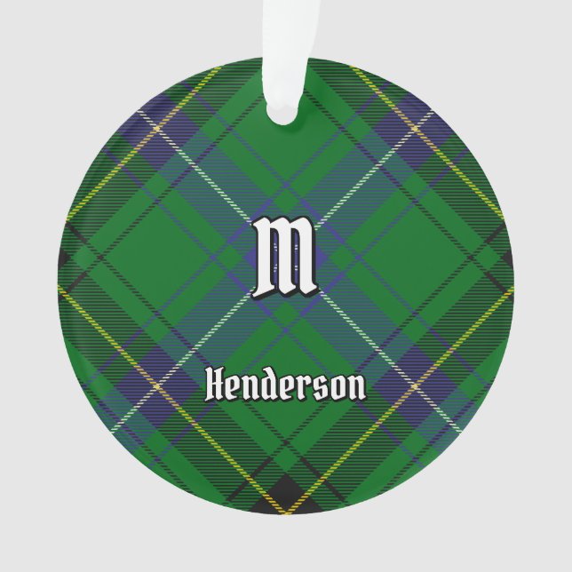 Ornamento Clan Henderson Tartan (Frente)