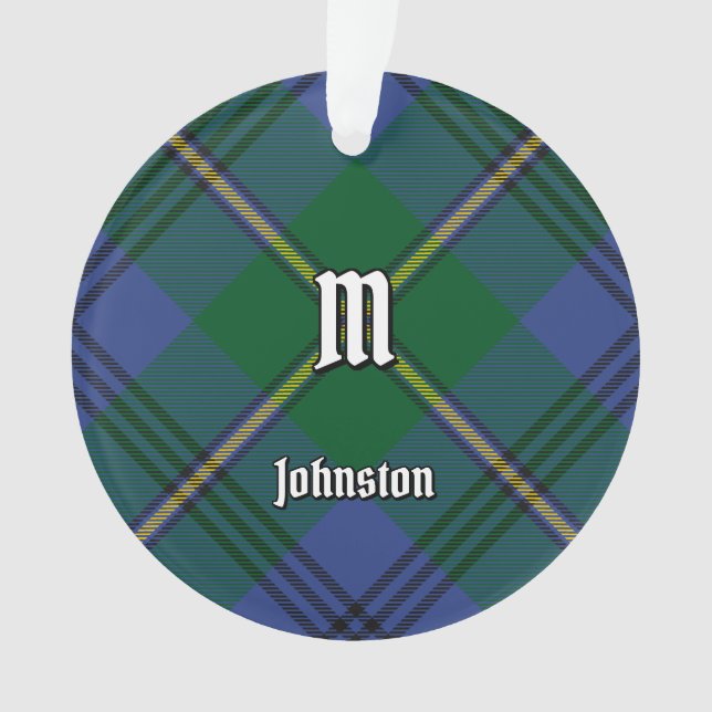Ornamento Clan Johnston Tartan Ornament (Frente)