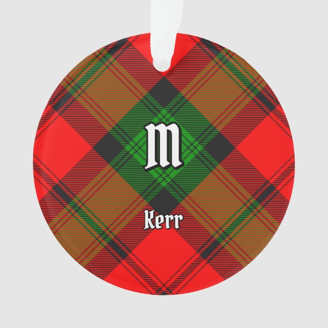 Ornamento Clan Kerr Tartan (Frente)