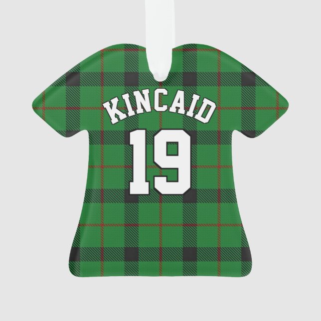 Ornamento Clan Kincaid Tartan Christmas (Verso)