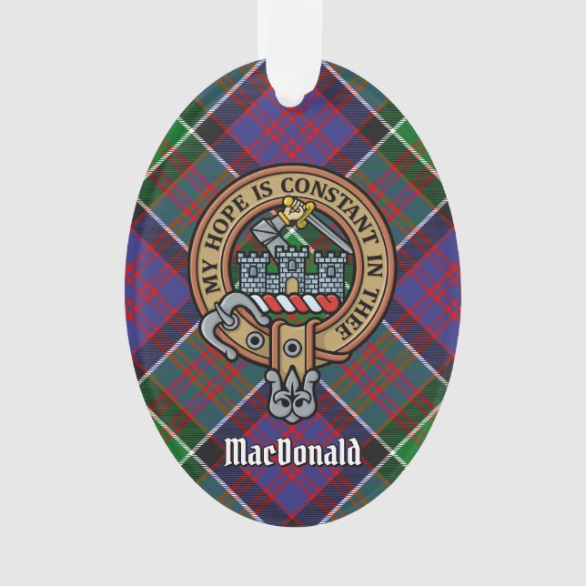 Ornamento Clan MacDonald da Ordem de Crest Clanranald (Frente)
