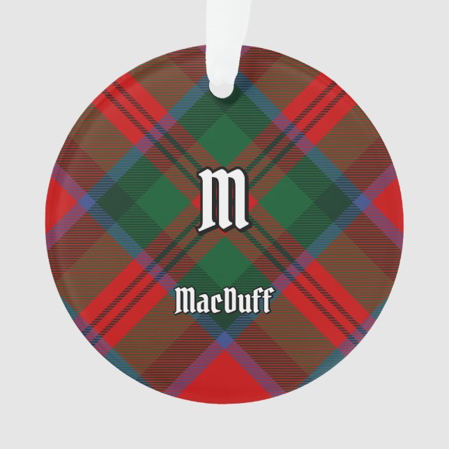 Ornamento Clan MacDuff Tartan (Frente)