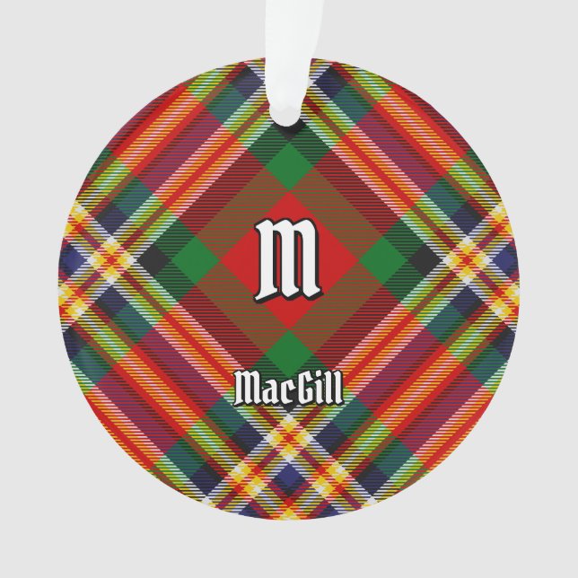 Ornamento Clan MacGill Tartan Ornament (Frente)