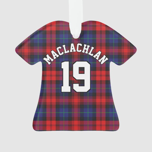 Ornamento Clan MacLachlan Tartan Christmas Jersey (Verso)