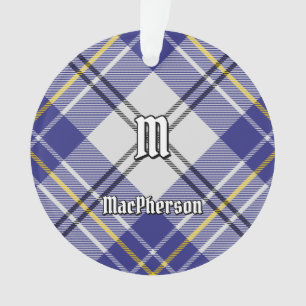 Ornamento Clan MacPherson Blue Dress Tartan Ornament
