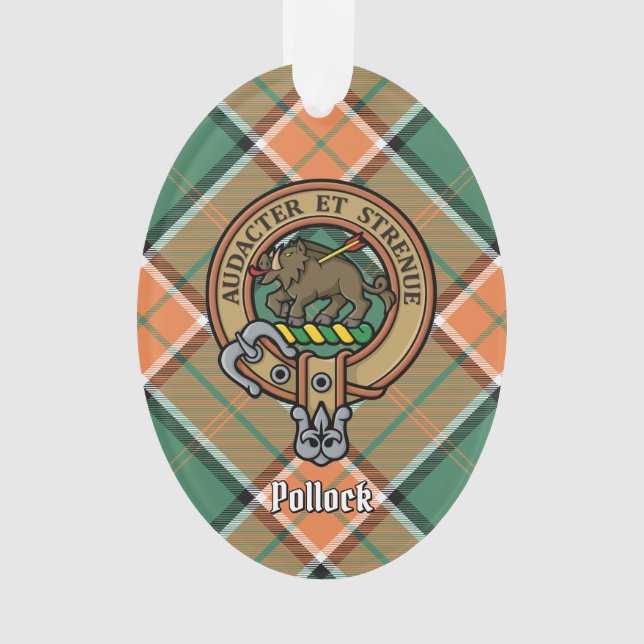Ornamento Clan Pollock Crest Ornament (Frente)
