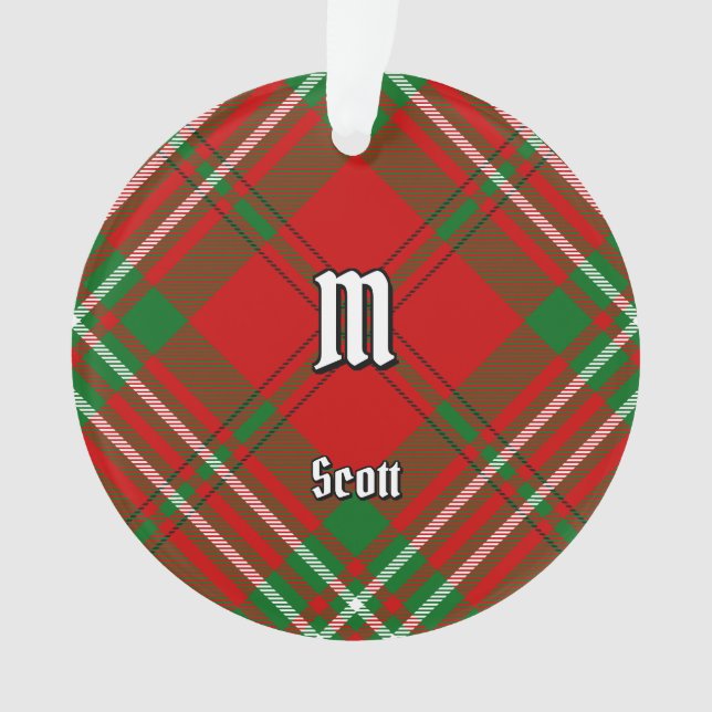 Ornamento Clan Scott Red Tartan Ornament (Frente)