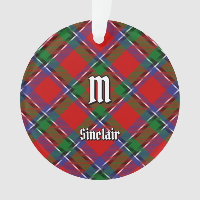 Ornamento Clan Sinclair Tartan (Frente)