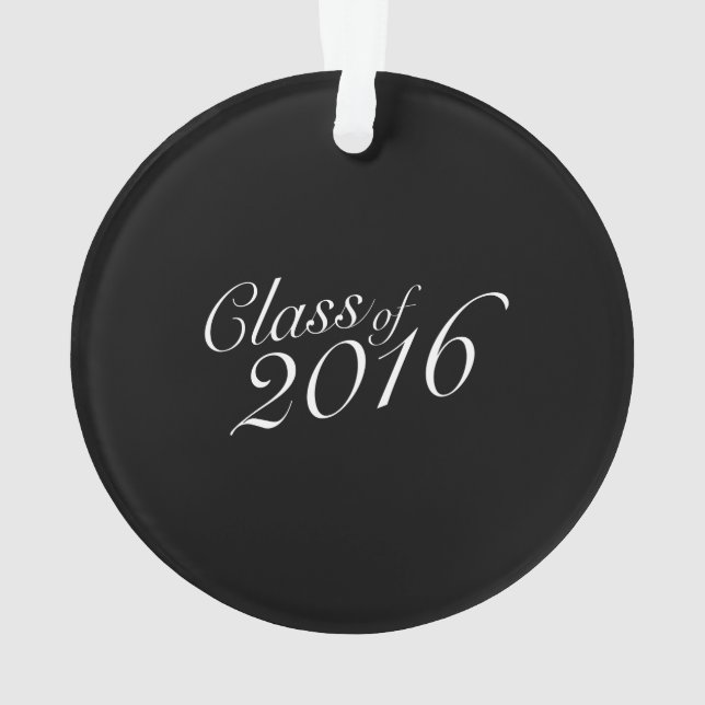 Ornamento Classe do formando 2016 do segundo grau (Verso)