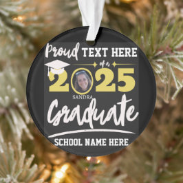 Ornamento Classe Personalizada de Graduação da Família Orgul