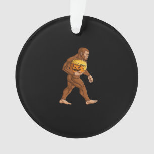 Ornamento Clássico de Trumpkin Pumpkin do Halloween Bigfoot