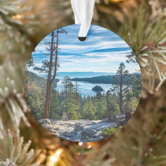 Ornamento Coastline | Emerald Bay, Lake Tahoe, Califórnia (Árvore)