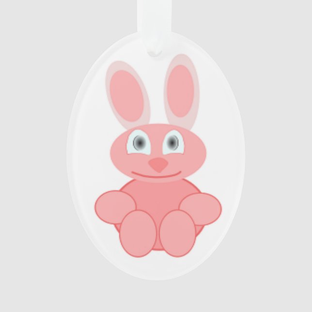 ORNAMENTO COELHO DO PINK BUNNY (Frente)