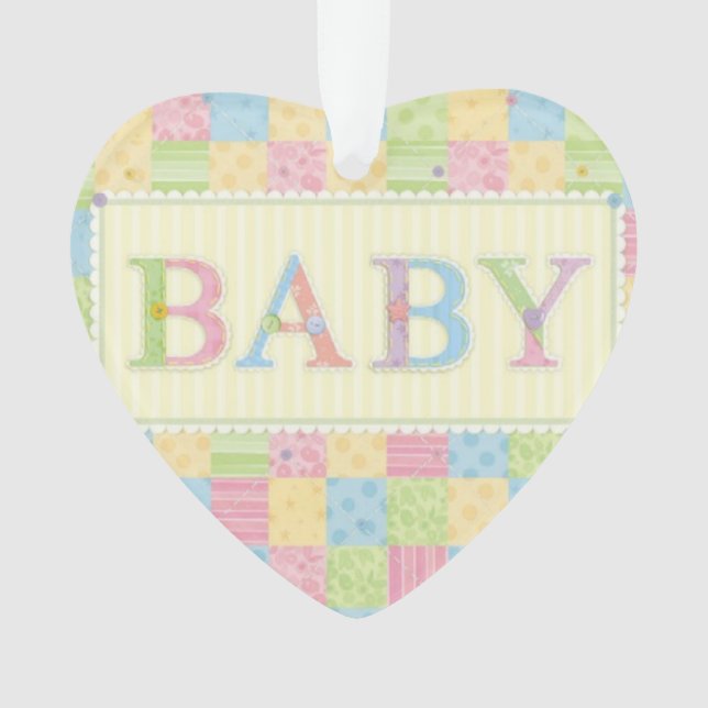ORNAMENTO COLEÇÃO DE AMOR DE BEBÊ (Frente)